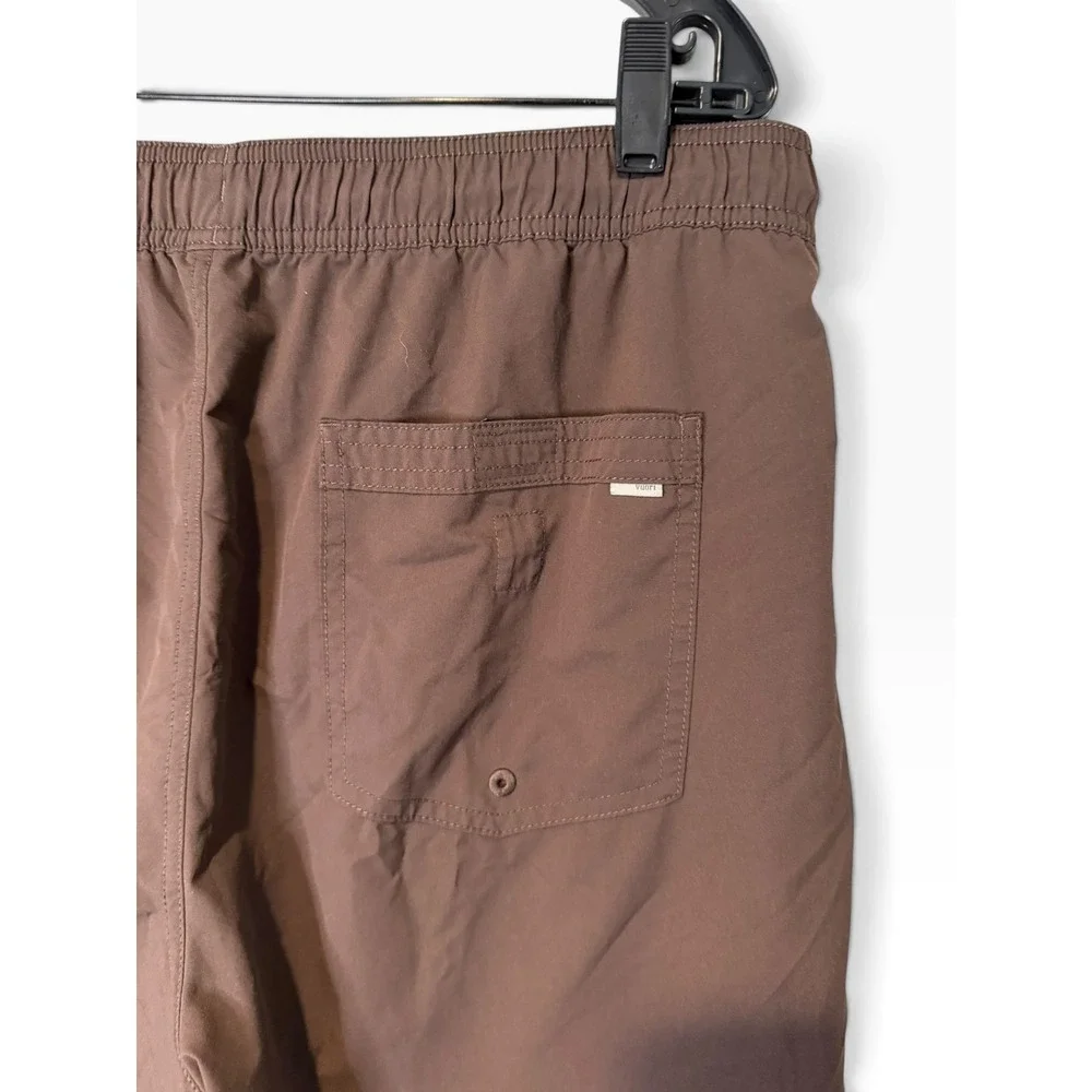 Vuori Mens Kore Short V302 Espresso Brown Active Training XL Basic Staple